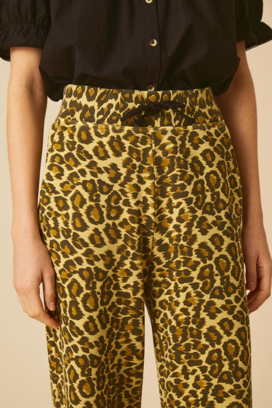 Pantaloni da jogging leopardati